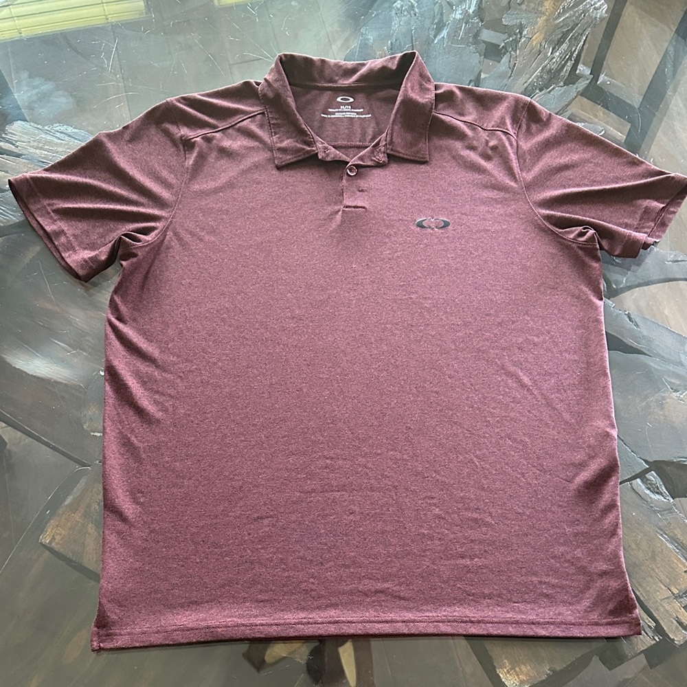Oakley Men's Burgundy Polo Shirt